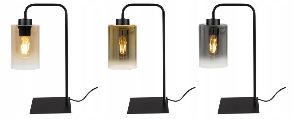 ELEGANT GLASS NIGHT DESK LAMP