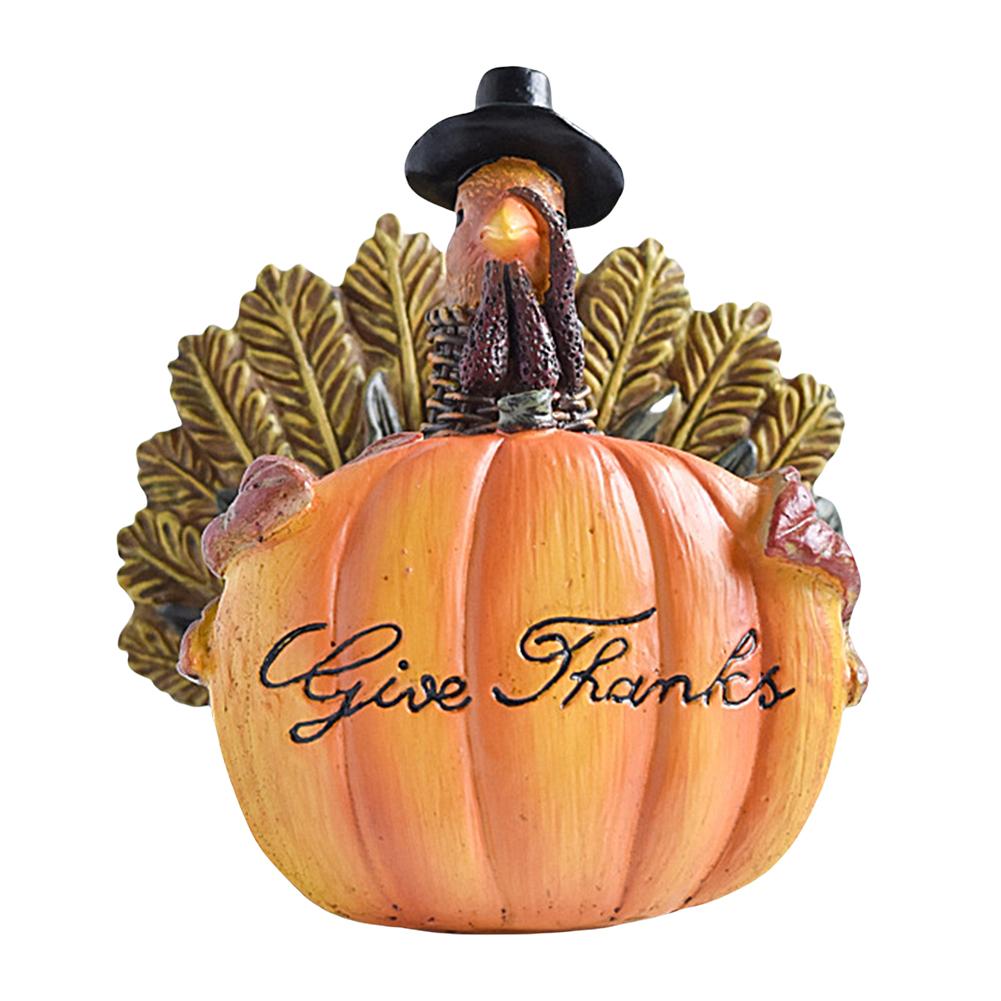 Хэллоуин День благодарения пугало фигурка смолы урожай камин настольный декор сезонные украшения реквизит осенний домашний двор декор тыква