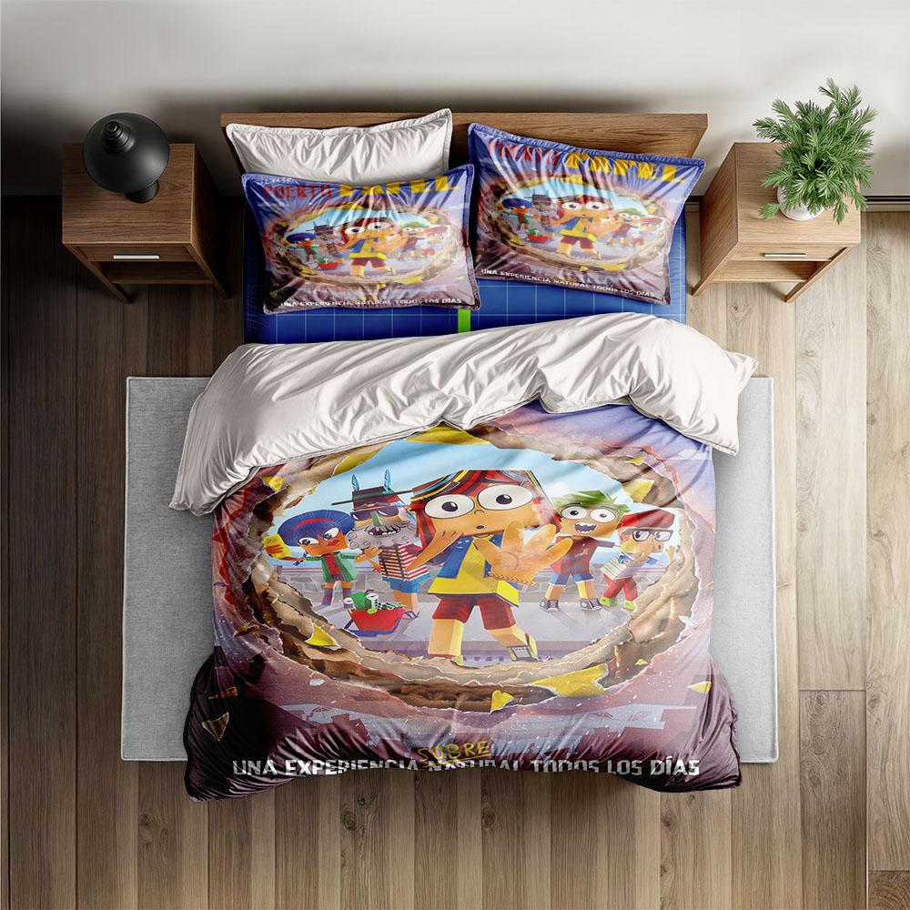 Puerto Papel Duvet Cover Set Without Sheet King Queen Double Full Twin Single Size Bed Linen Set