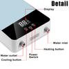 220V 6500W Instant Electric Tankless Water Heater Shower Hot Water Heater Thermostat Kitchen Bathroom LCD Display Pu Huo Da Yu 2KG
