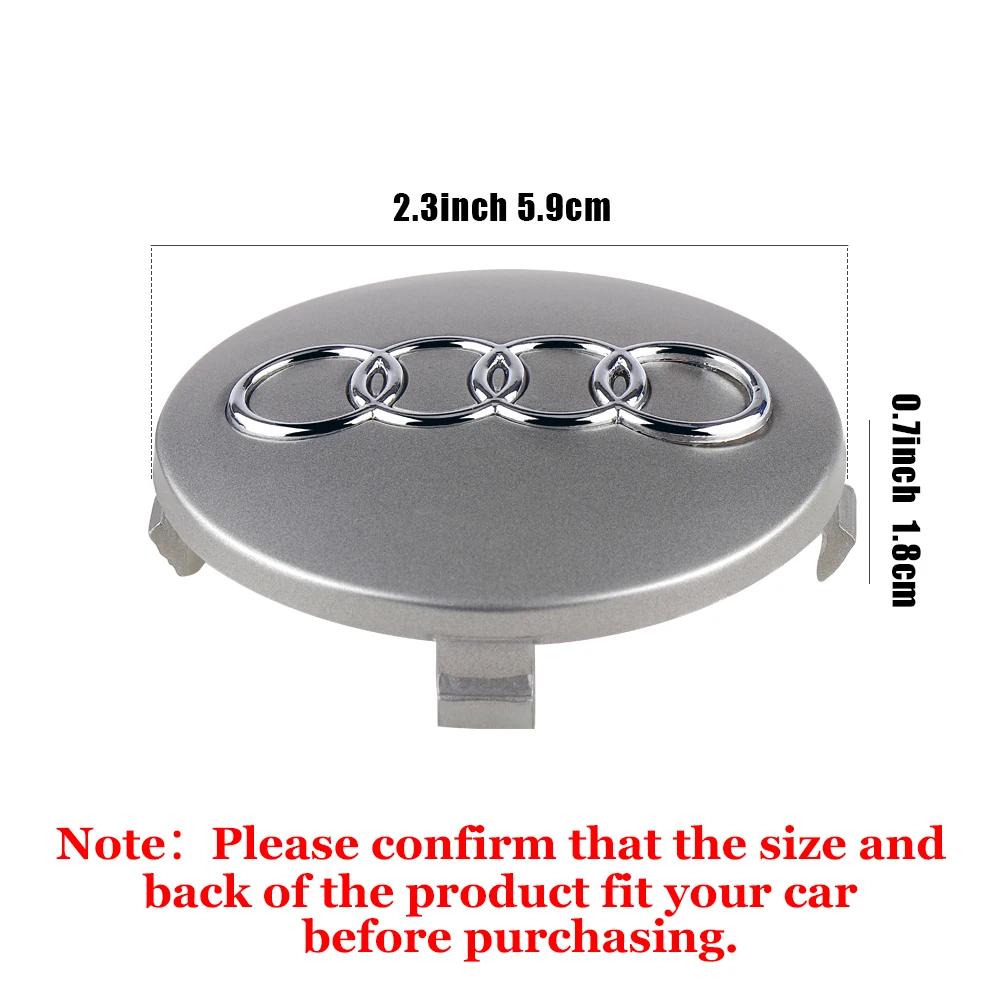 4 szt. Oryginalna Nakładka na Środek Koła Piasty Samochodowej do Audi Sline TT A1 A2 A3 A4 A5 A6 A7 A8 8P B6 B7 B8 C5 C6 C7 Q5 Q7 S2 S3 S4 S5 S6
