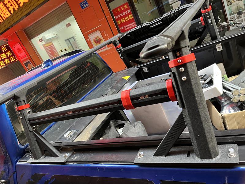 Adjustable Luggage Rack for Isuzu DMAX, Great Wall Cannon, Navara, and Reimai Pickup Truck Rear Bed Tent.