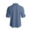 New Men's Casual Blouse Cotton Linen Shirt Loose Tops Long Sleeve Tee Shirt Spring Autumn Casual Handsome Men's Shirts