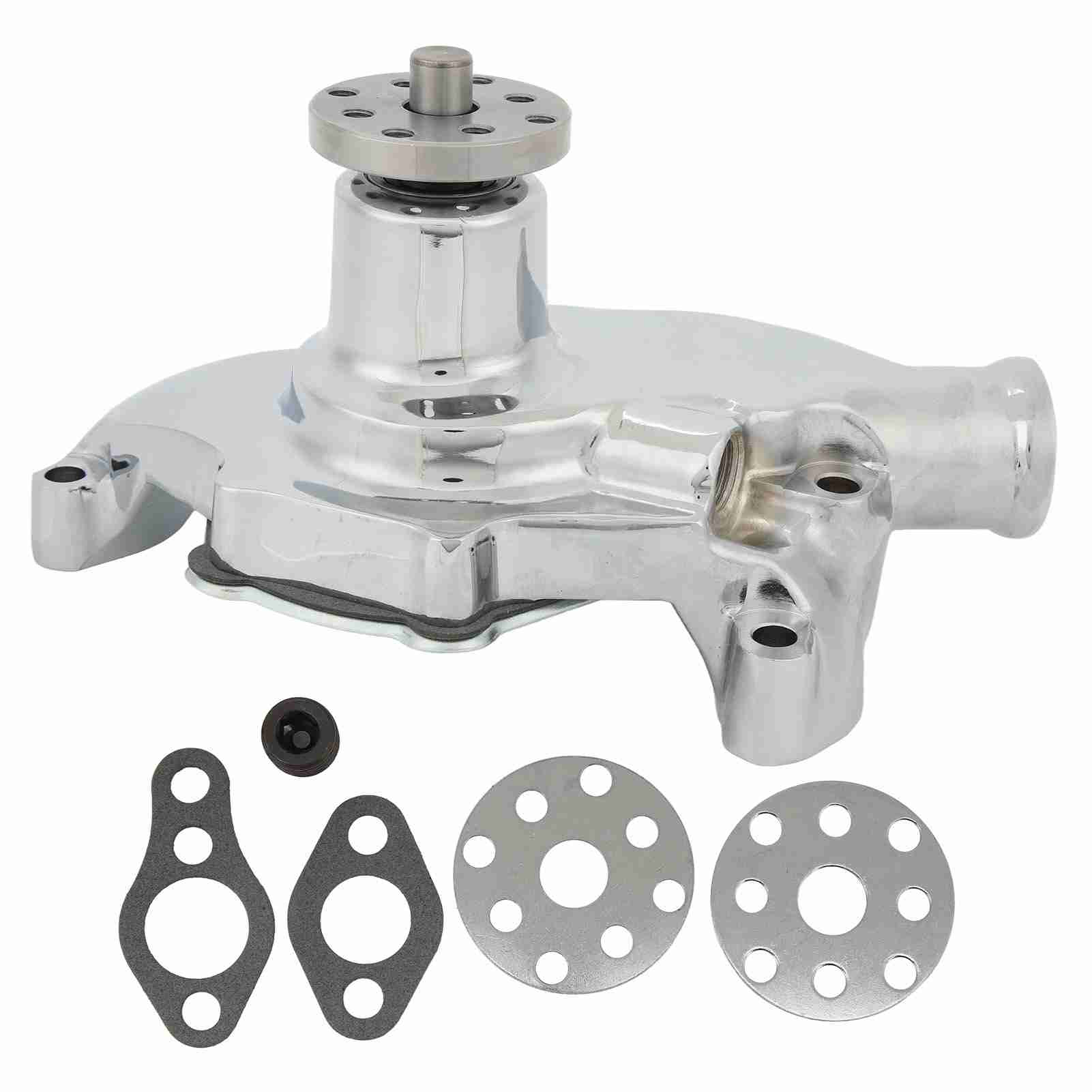 

High Volume Short Water Pump Aluminum Large Water Flow for SBC V8 283 327 350 1955 to 1985 High Volume SWP V8 Engine Water Pump