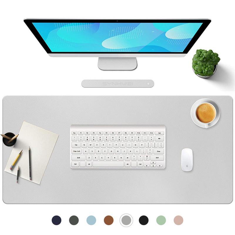 Große Größe Büro Schreibtisch Schutz Matte PU Leder Wasserdichte Maus Pad Desktop Tastatur Schreibtisch Pad Gaming Mousepad PC Zubehör