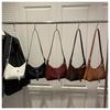 Autumn Vintage PU Hobos Shoulder Bags for Women Versatile Belt Design Ladies Crossbody Bag Simple Solid Color Female Handbags
