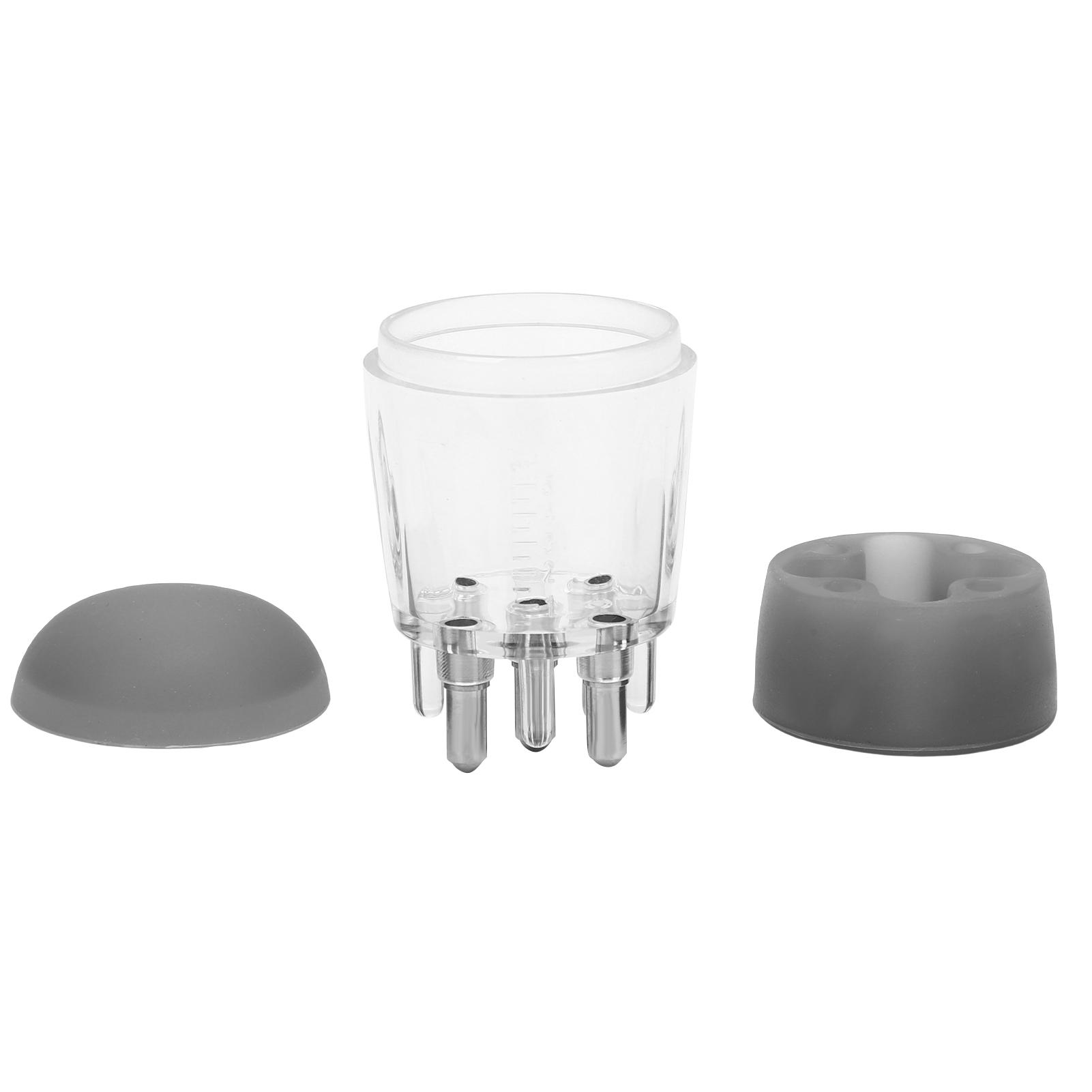 5ml Leakproof Refillable Dispenser Scalp Applicator with Roller Ball Scalp Applicator Comb Hair Scalp Oil Applicator