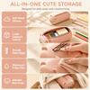Large-capacity Silicone Pencil Case Cute Stationery Bag Kids Stationery Bag Pen Pouch  Kids