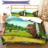 Ensemble de literie 3 pièces Le Gruffalo Housse de couette Fermeture Comprend 1 housse de couette et 2 taies d'oreiller, Doux et confortable pour toutes les saisons.