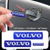 Para XC40 XC90 V40 C30 S40 V90 V60 XC60 S80 S60 S90 V70 XC70 Accesorios Pegatina 3D de metal para volante parrillas Pegatinas