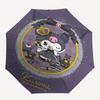 Kuromi, Anniversary Automatic Open/Close Umbrella-Cute Umbrella with Cute Design, Portable 3-Fold Compact Umbrella for Men & Women, Hallowee