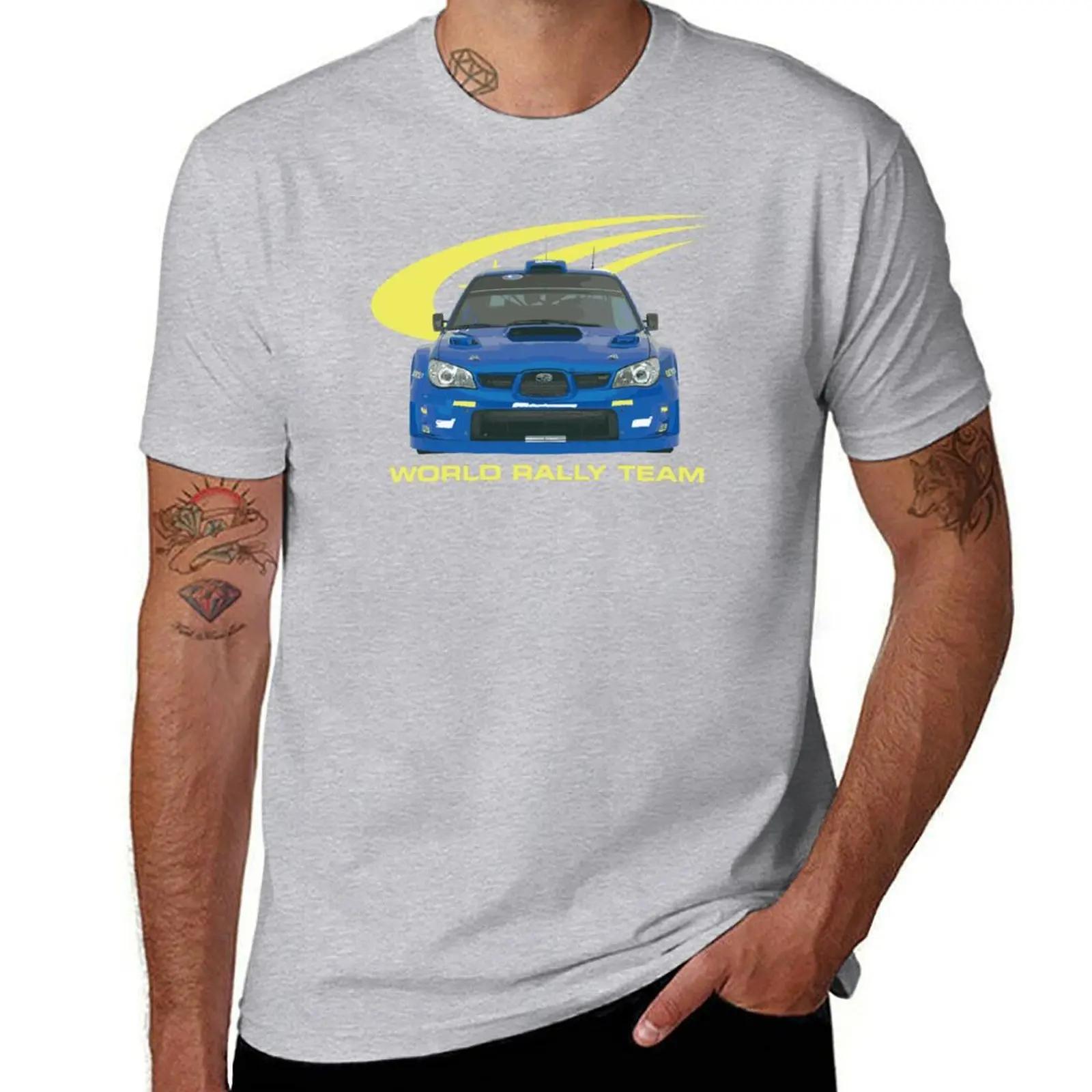 

WRC PETTER SOLBERG WORLD RALLY TEAM CAR 2007 Футболка Аніме для Хлопчика Графіка Аніме Одяг Чоловічі Футболки L