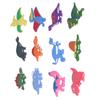 12pcs Refrigerator Magnets Cute Soft Silicone Strong Magnetism 3D Dinosaur Patterns Magnets for Fridge Kitchen