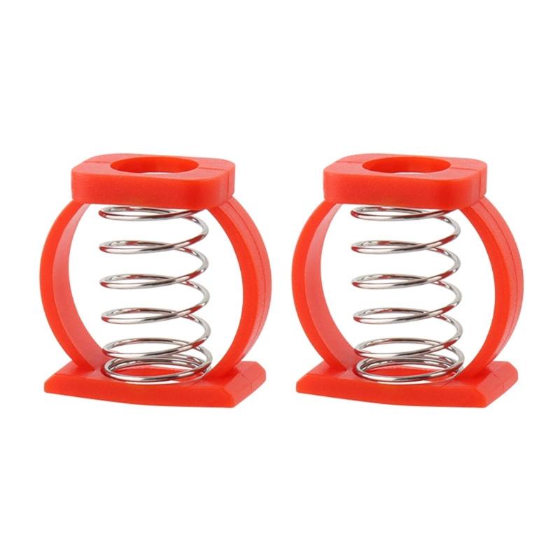 2pack Durability Bicycles Handgrips Rotating Handle Spring Buckles Repair Part for Stability and Comfortable