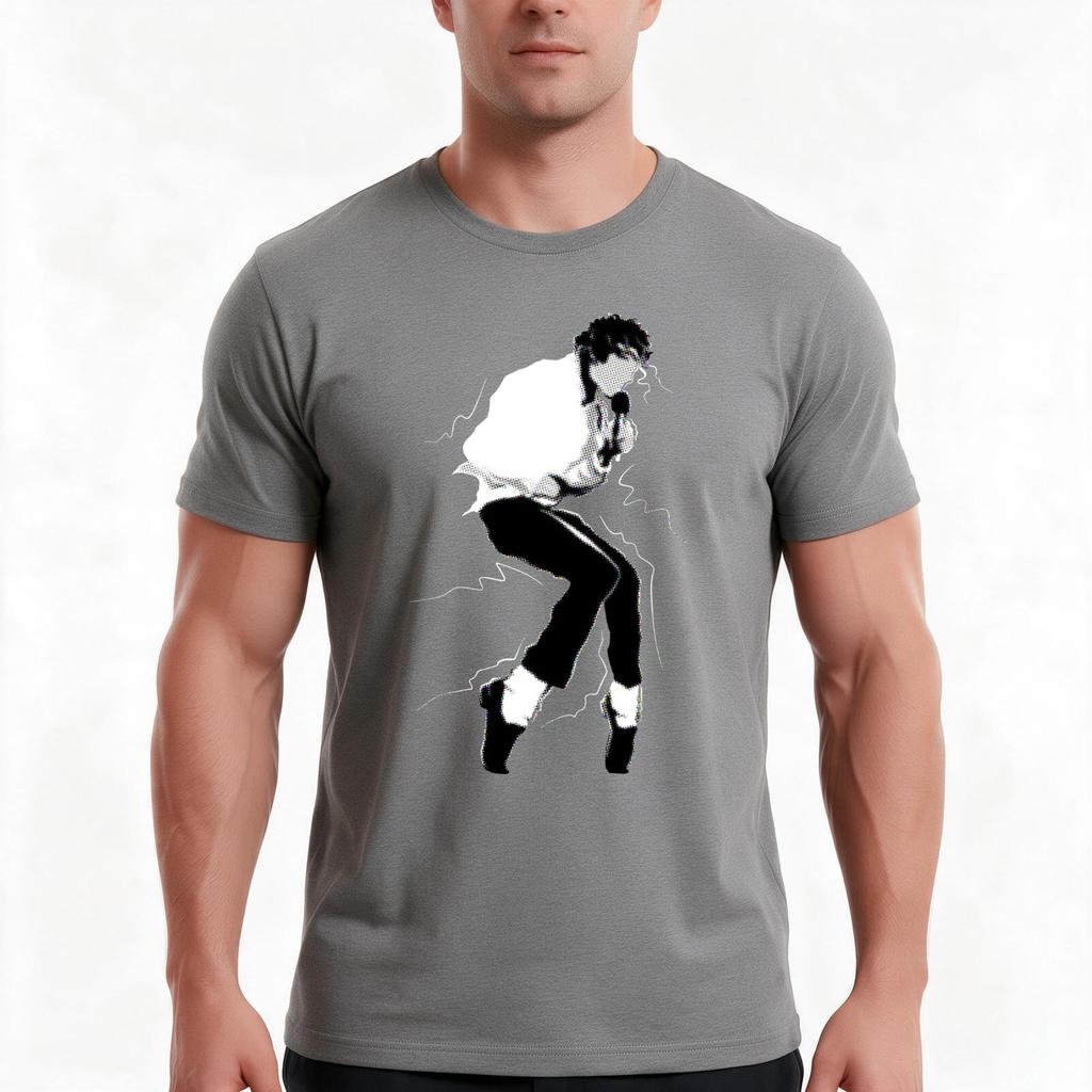 Toe Stand Dot Halftone Tshirt Summer Casual Cotton Tee Oversized Streetwear Tops Vintage Graphic Print Unisex Unisex Unisex