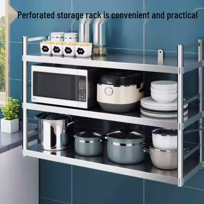 Cloud Frost Edelstahl 3-stöckiges Küchen- & Restaurantregal