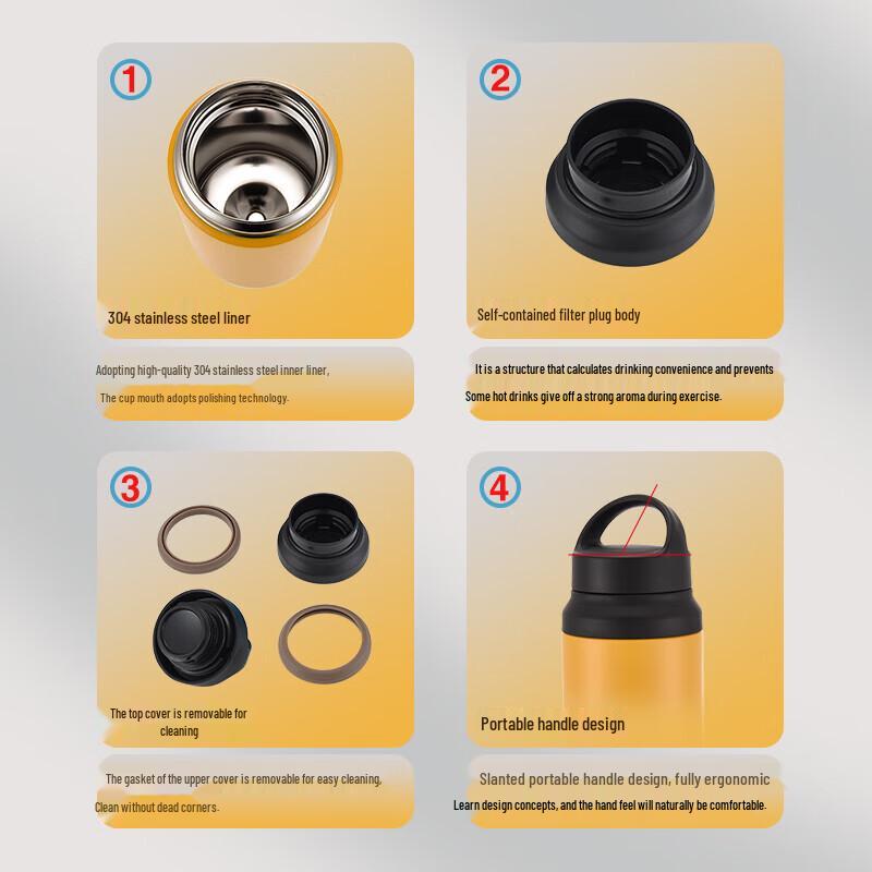 Tiger MCZ-S040 Ultra-Light Portable Insulated Sports Water Bottle 400ml