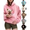 Dames Capuchon Lange Mouw Hoodie Oversized Casual Schattige Hond Grafische Pullover Sweatshirt