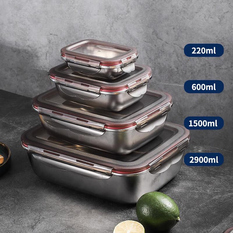 Homeglen 304 Stainless Steel Food Storage Container