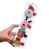 2022 Christmas Holiday Hair Accessories Set: Red Rubber Band, Resin Acrylic Side Clip, Baby Bangs Clip