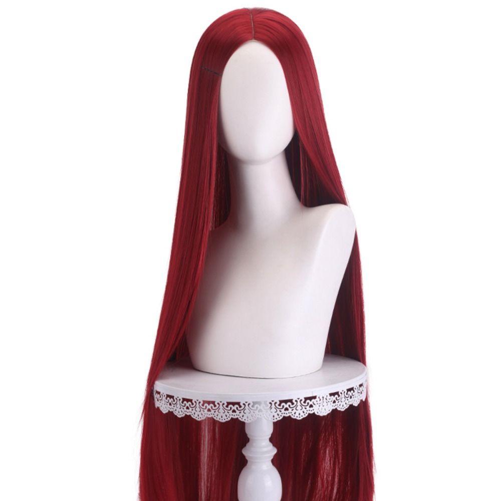 100cm Anime Cosplay Wigs Centre Parting Straight Hairpiece Long Straight Cosplay Wig  Party