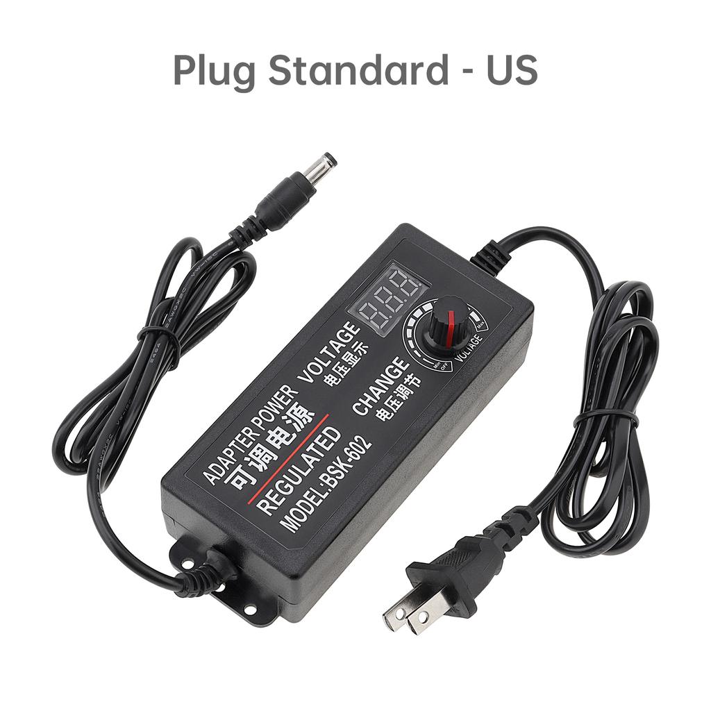 Adjustable Power Supply Adapter 72W 120W 5A Variable Switching Power Adapter 100V-240V AC To DC 3V-24V Converter Transformer