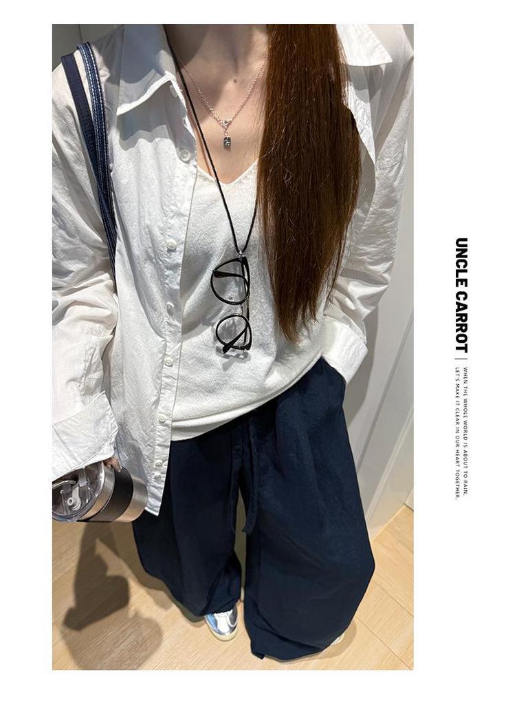 Women's Tencel Linen Wide-Leg Pants - Autumn 2025, Lightweight, Loose Fit, Straight-Leg, Sun Protection Casual Wear.