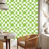 Wallpaper Casual Checkerboard Lime for Living Room and Bedroom 50x1000