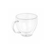 Tasse à café et à thé en verre - Vivalto - Verre borosilicate - 140 ml - Transparent - Lot de 6 - 8.5x8.5x8.5 cm