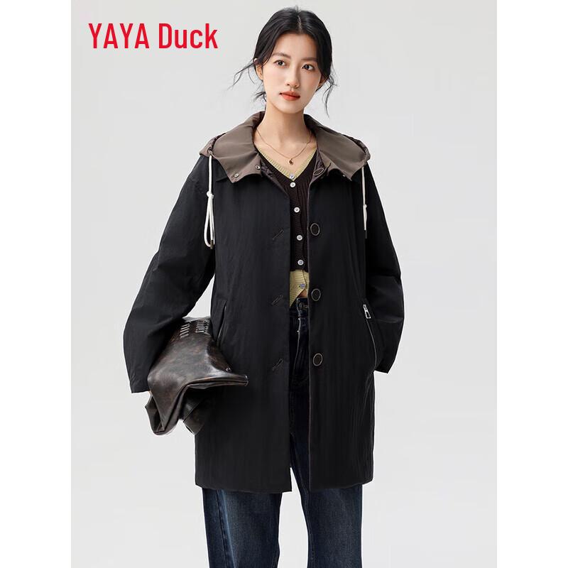 YAYA 2025 New Reversible Women's Long Down Jacket
