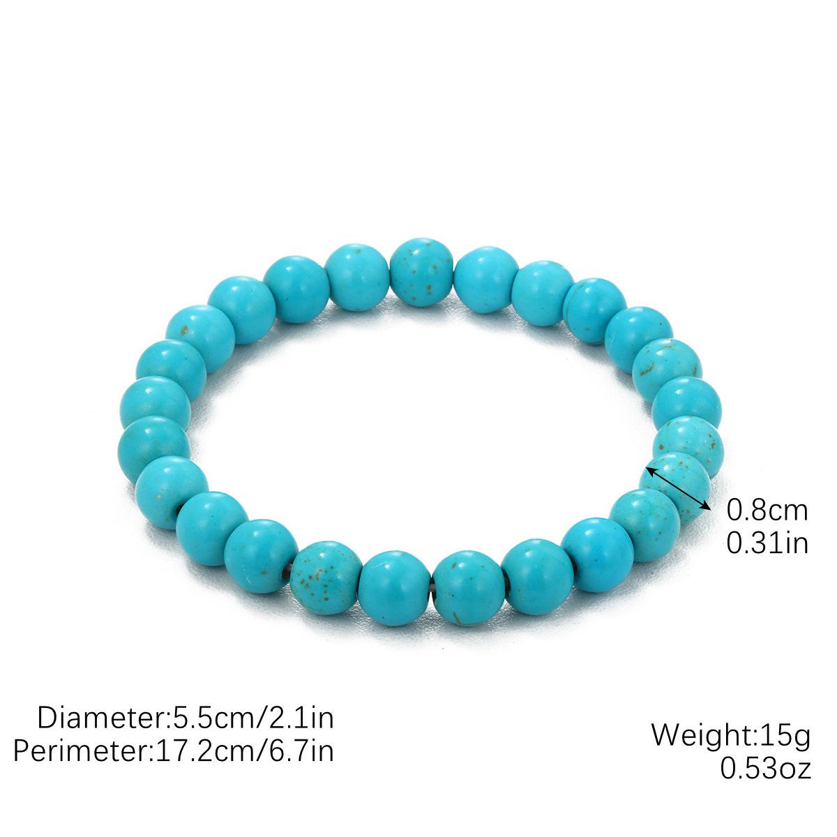 Exclusive for European and American popular beaded bracelets women s sets Bohemian ethnic style turquoise bracelets