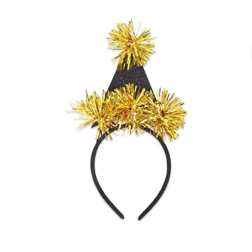 Party Decoration Christmas New Year Headpiece Star/Crown Glitter Hair Hoop  New Year Dress Up