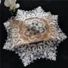 European Lace Embroidered Octagonal Nice Tablecloth Bedroom Study Small Round Table Mat Cover Cloth Christmas Decoration Tapete