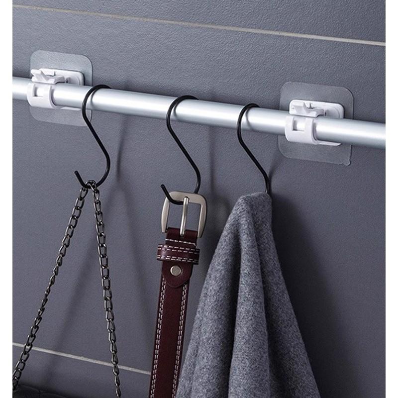 Carbon Steel Thick Telescopic Rod No Drilling Adjustable Length 30Cm To 120Cm For Hanging Clothes Curtains Bathroom Bedroom