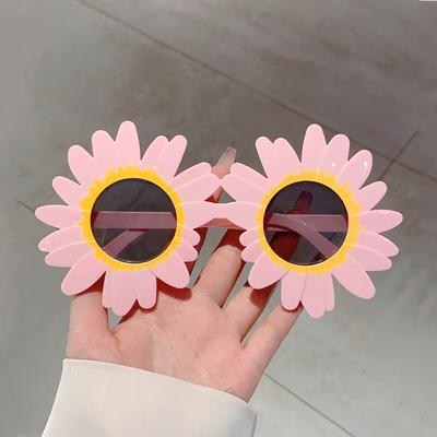 Funny Party Adults Prop Glasses Po Decor Hawaii Beach Fancy Sunglasses Sunflower Shaped Fashion Glasses for Ladies