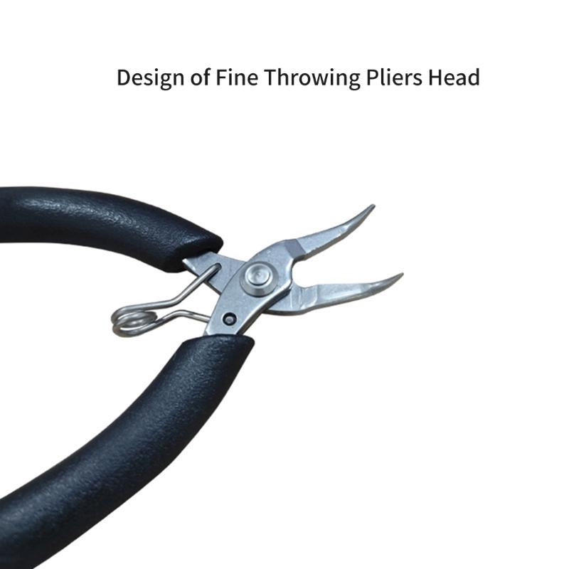 Set of 5 Jewelry Pliers Essential Crafting Tool Cutting Pliers Round Nose Pliers Suitable for Necklace Bracelet Making