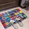 NBA Pattern Rug, Indoor/Outdoor Mat, for Picnic, Gameroom, Bedroom, Office, Living Room, Home Decor Carpet, Birthday Gift