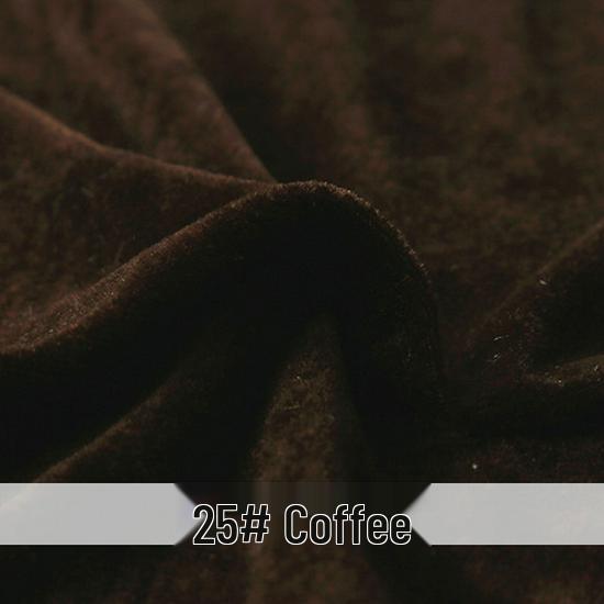 Gold Velvet Dense Fabric for Stage Curtains and Tablecloths