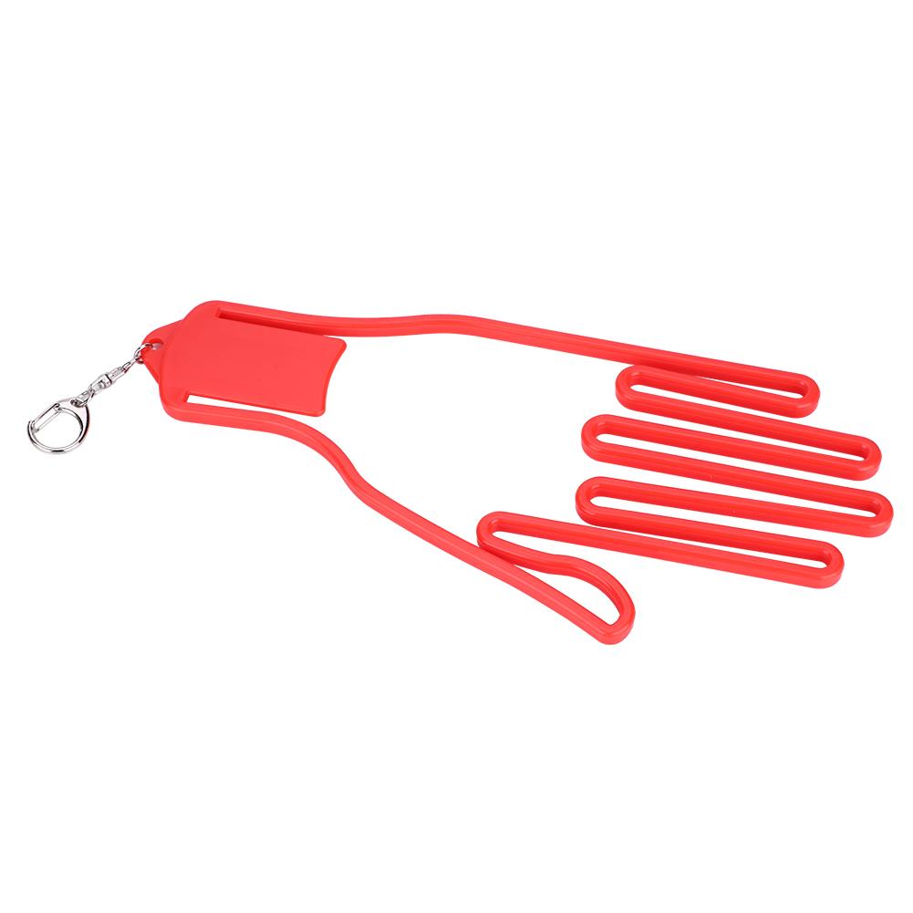DIY Plastic Golf Gloves Keeper Stretcher Gloves Support Frame Rack Holder (Red)