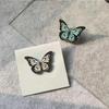 Butterfly Luminous Metal Tassel Brooch – Elegant & Versatile Alloy Accessory