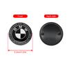For BMW 5SE28 1/4/7Pcs Car Hood Front Rear Trunk Emblem Steering Wheel Sticker Hub Center Cap For BMW F18 F10 E64 E63 E60 E52 E83 E46 E92 E90