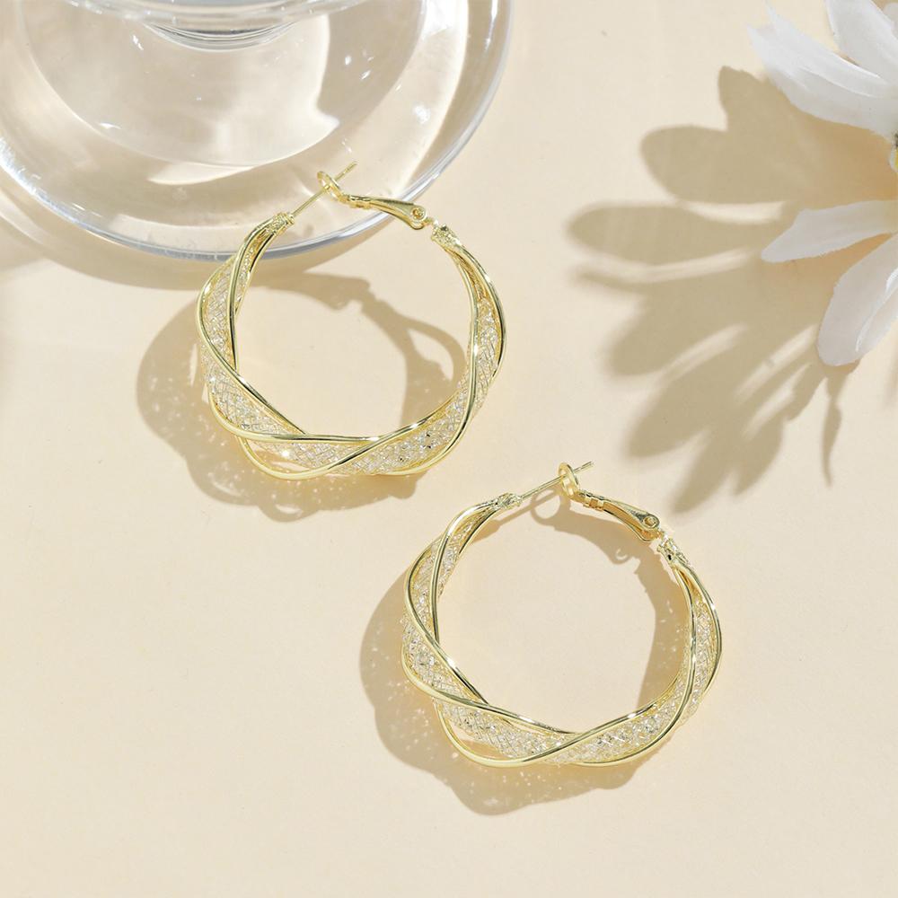 Women Ladies Earrings Elegant Exquisite Hollow Irregular Earring Fashion Jewelry