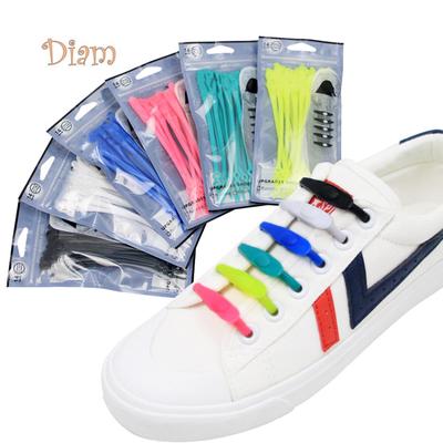 16PCS Novelty Unisex No Tie Shoelaces Silicone Elastic Sneaker Lazy Shoe Laces