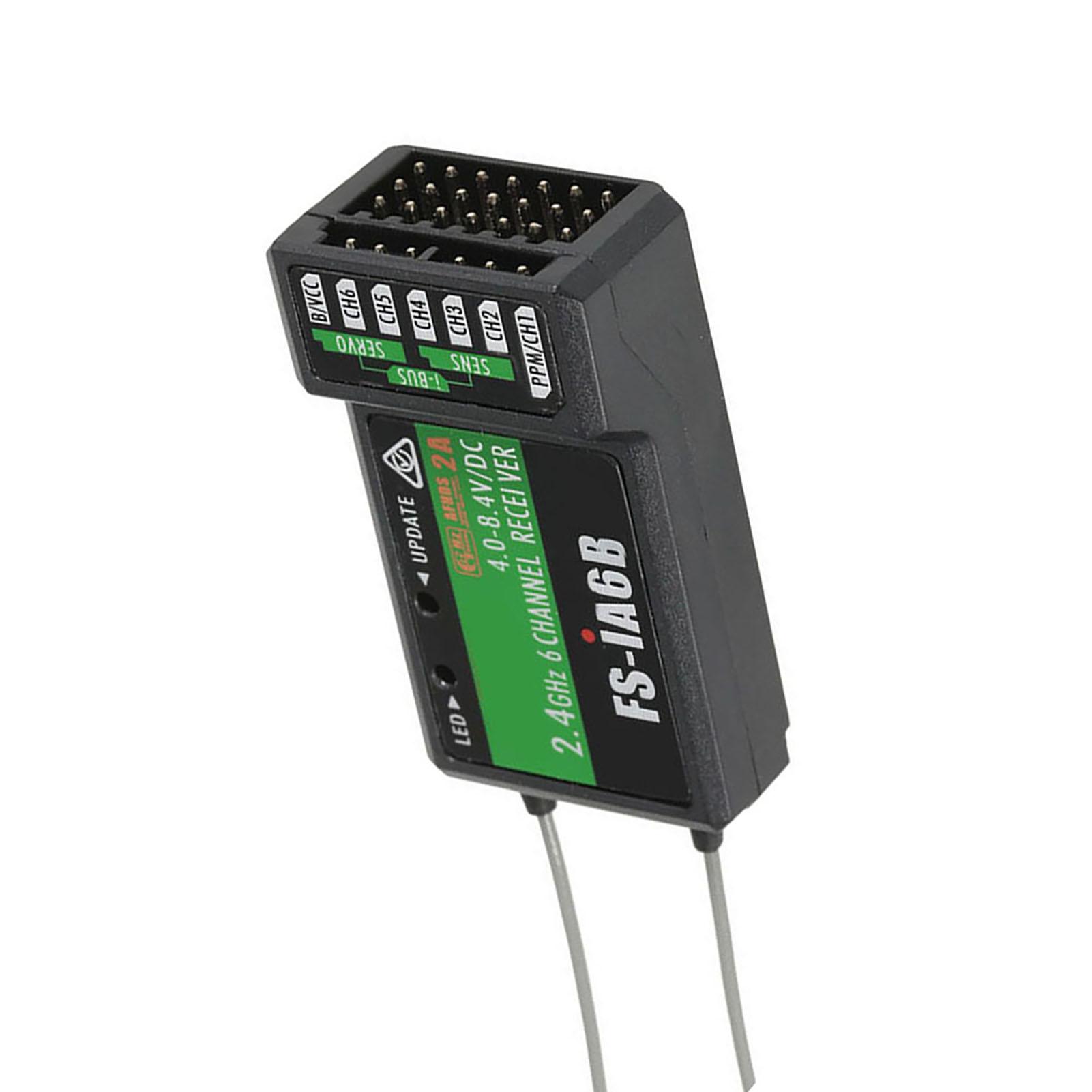 

2.4G Flysky FS iA6B 6Ch Receiver PPM Output with iBus Port Compatible Flysky i4 i6 i10 Transmitter різнокольоровий