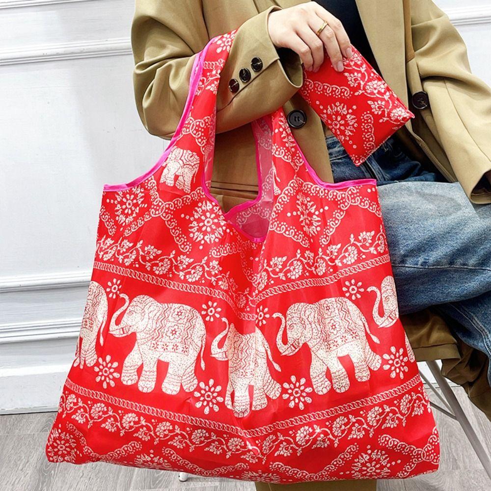 Wiederverwendbare Einkaufstasche Wasserdicht Umweltfreundliche Tragetasche Mode Reise Aufbewahrungstasche