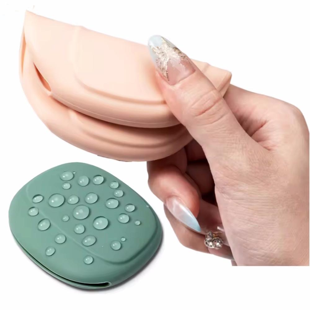 New Colorful Portable Soft Silicone Earphone Bag Phone Charger Box Key U Disk USB Cord Organizer Data Cable Storage Case