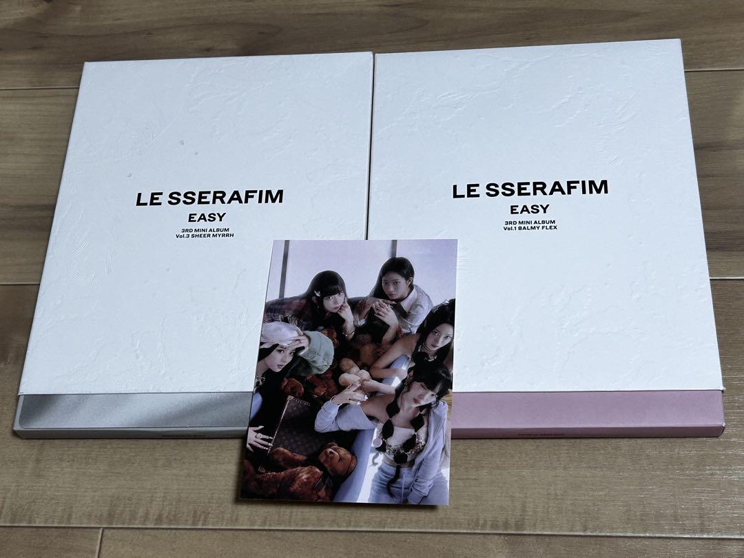 

[USED] LE SSERAFIM EASY CD set (2 types)