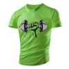 Dumbbell Graphic T-Shirt For Men Gym 3D Printed T Shirts Summer Casual Breathable Sports Round Neck Quick Dry Short Sleeves Tees