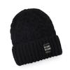Big head circumference retro twist - autumn and winter versatile warm face small ear hat enlarged version knitted hat