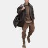 Fear of God Essentials FW22 Coaches Jacket With Solid Color Logo And Windproof Buttons Men Jackets Wood-Brown FOG-FW22-147